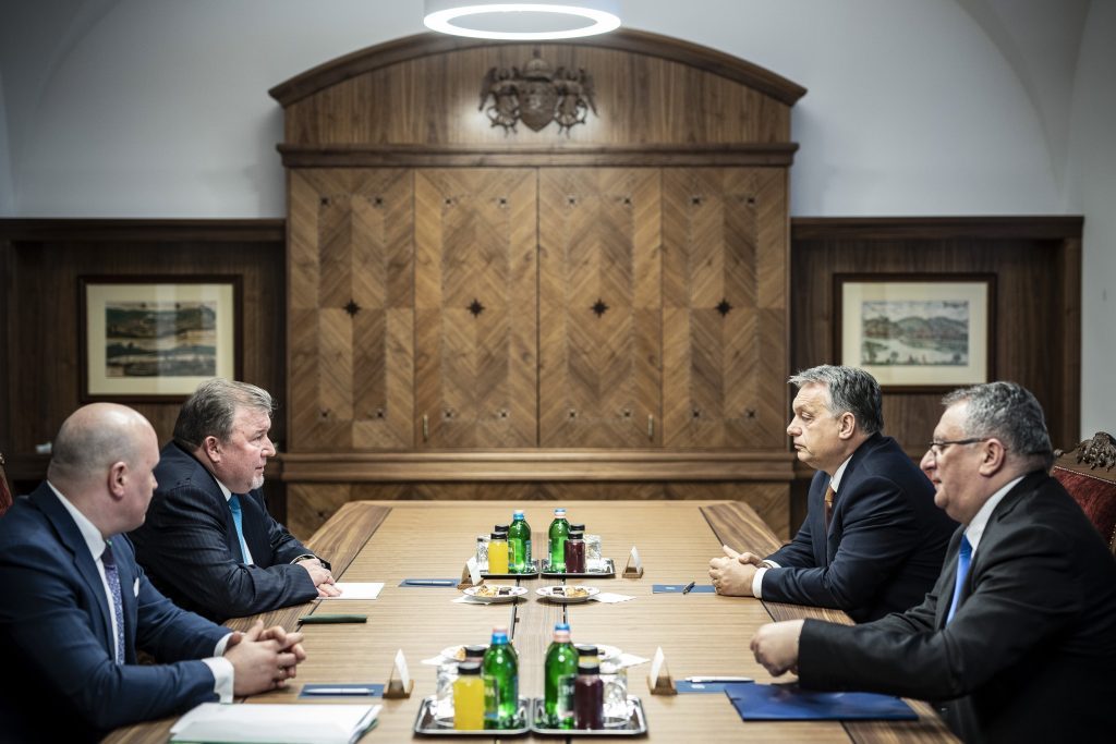 Nyikola Koszov és Orbán Viktor 2019 januárjában