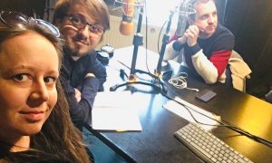 Kőműves Anita, Tremmel Márk és Tóth Balázs a Tilos rádióban 2019.03.26.